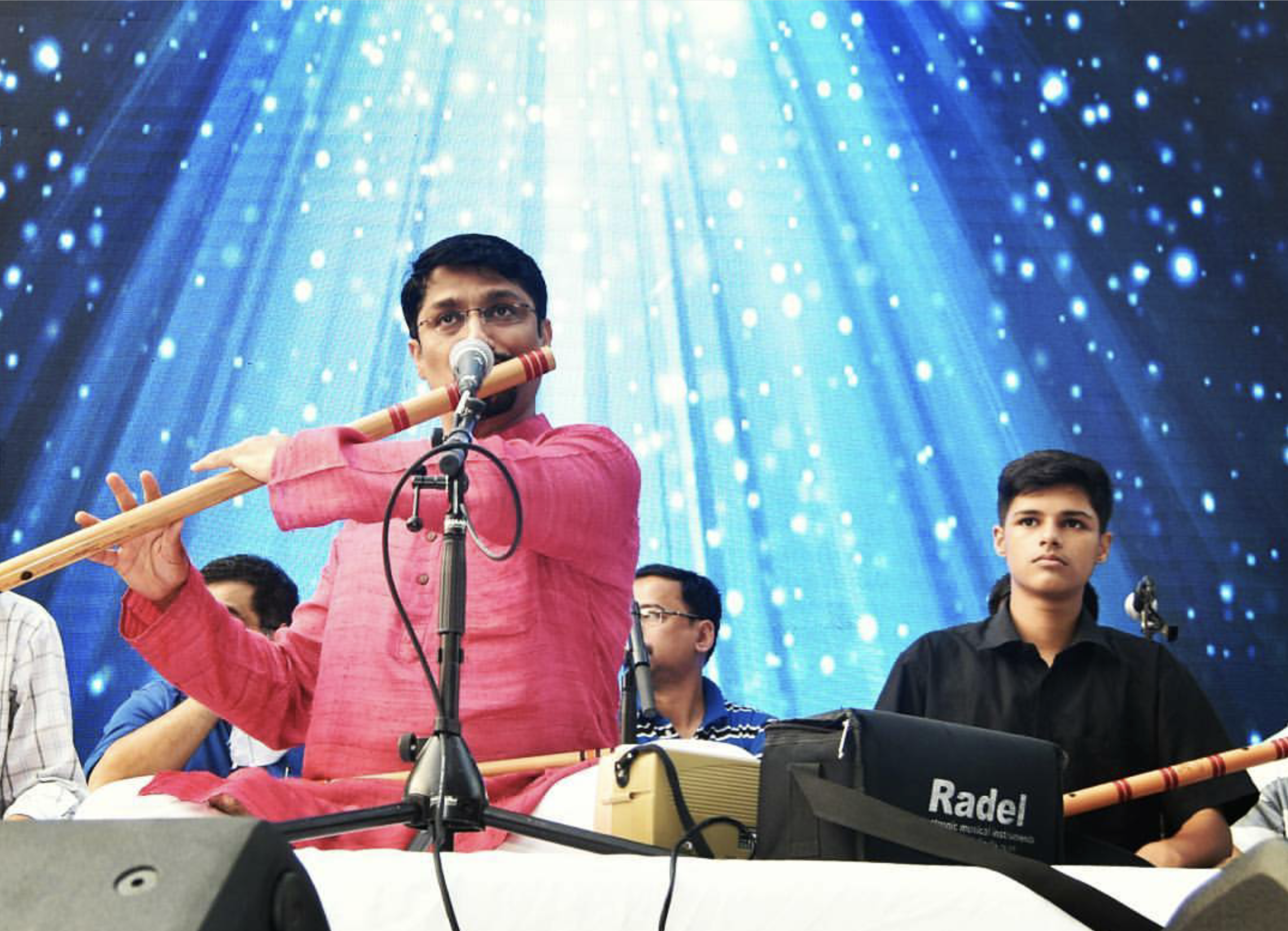 with Pt Vivek Sonar after Guru Pournima celebration