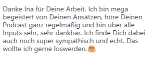 Screenshot Kundenfeedback