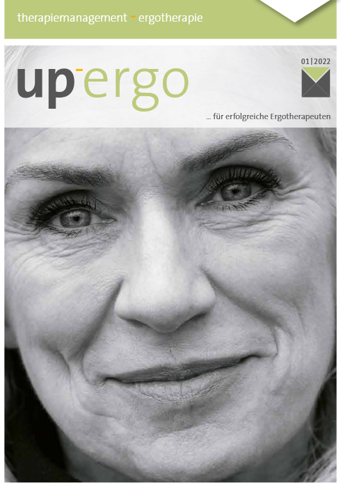 Cover der Zeitschrift "up ergo" vom Januar 2022