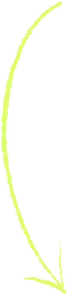 Grafik gelber Pfeil lang