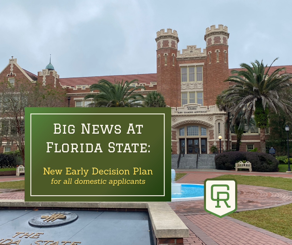 FSU Game-Changer: What a New Early Decision Plan Means for the Class of 2027