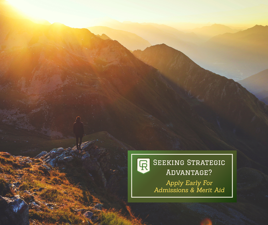 Looking for Strategic Advantage? Apply Early