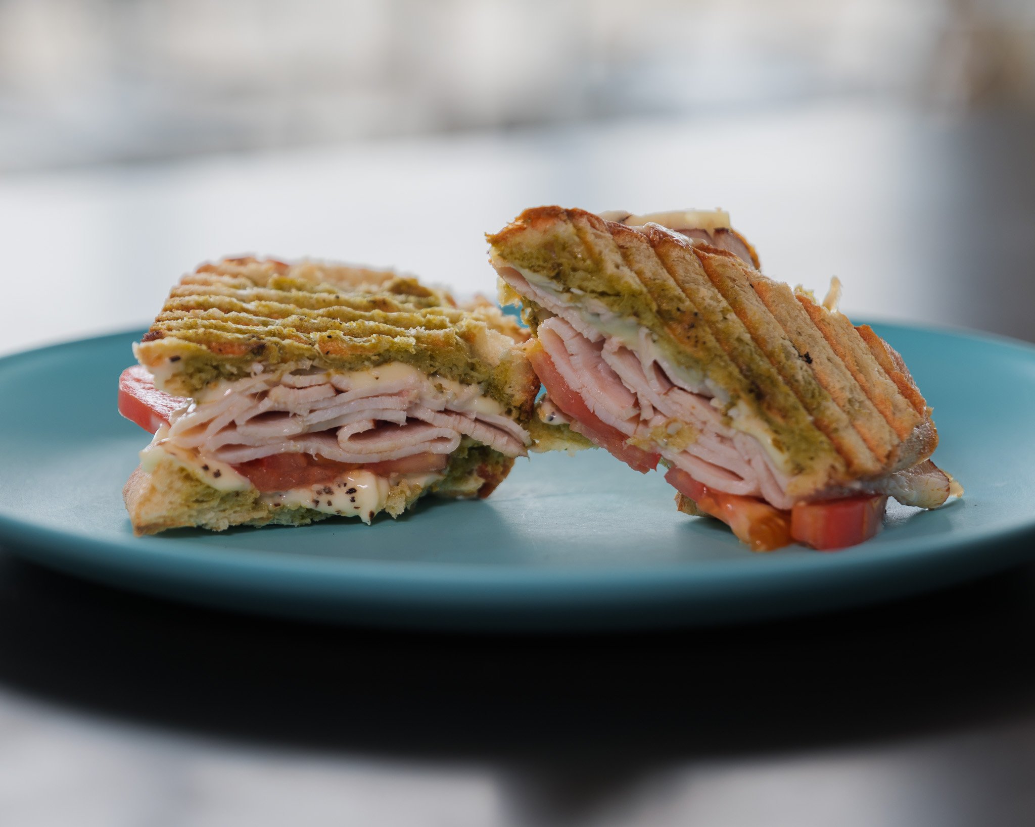 Rivvid Productions - Turkey Panini at Bison Coffee 2.jpg