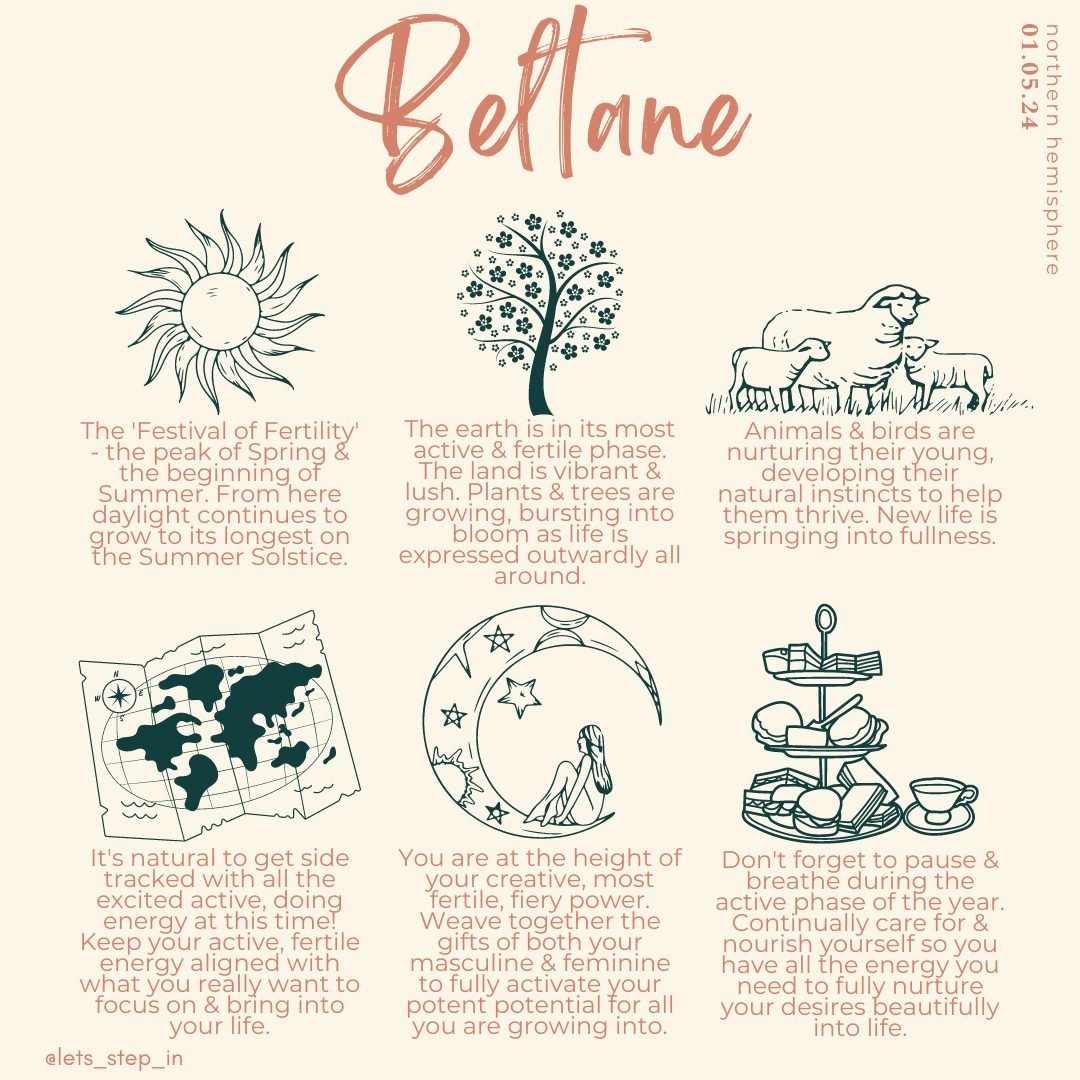 It's time to get fiery! Beltane blessings to you!

👇journaling prompts

Today is Beltane, the Spring Cross Quarter 'festival of fertility' the season when nature is at its most fertile &amp; potent stage 🔥

So what's happening within YOU at this ti