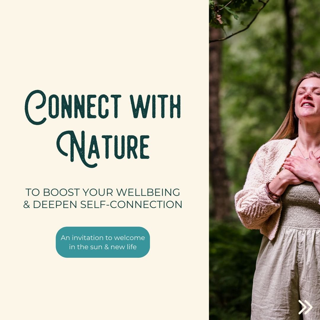 🌞Welcome in the warmth of the sun &amp; new life or new beginnings it will bring you 🌞

(One for a sunny day/spell!)

An invitation to help you connect with nature to boost your wellbeing &amp; deepen self-connection ☀️

Swipe images for step-by-st