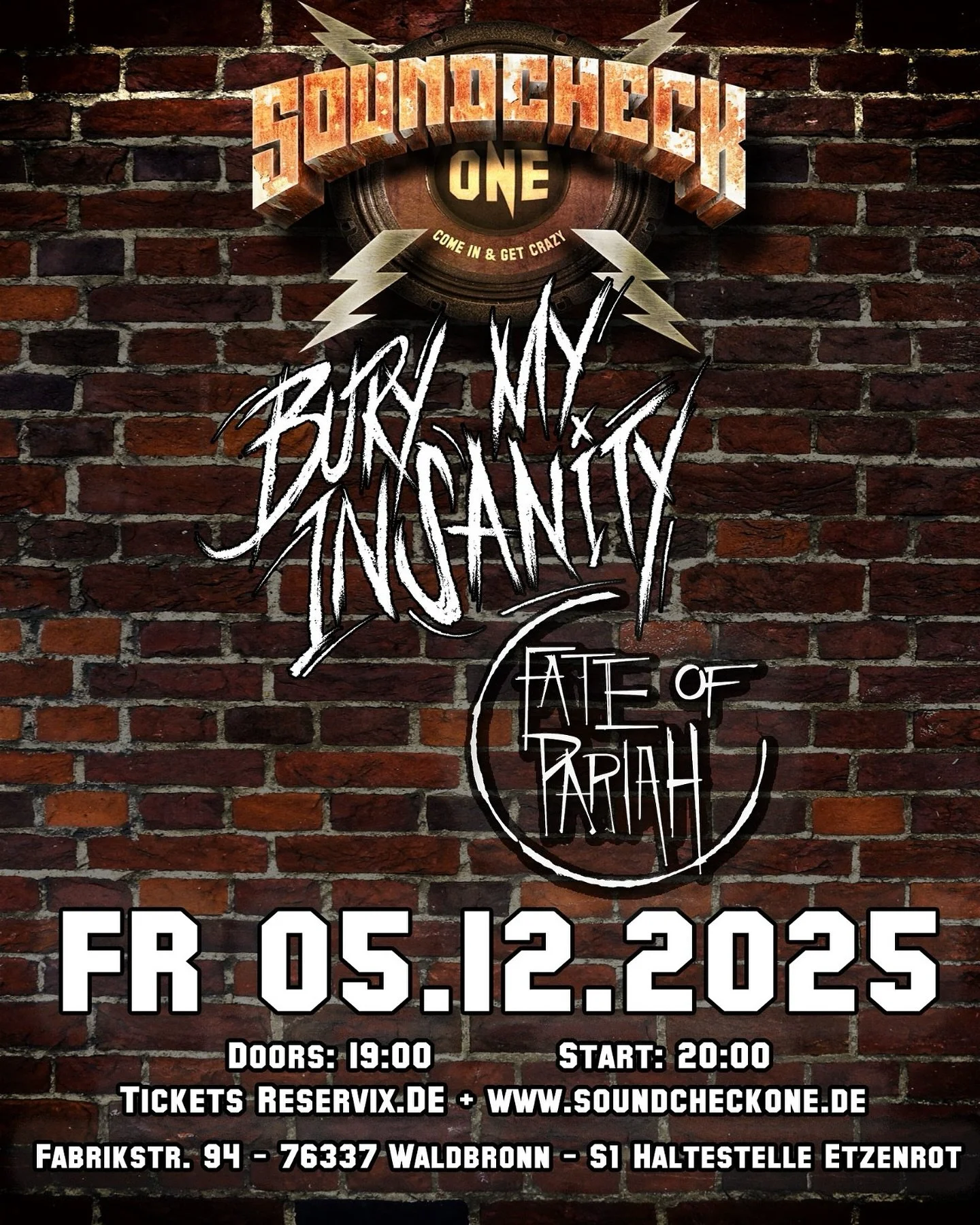 WE ARE BACK - LIVE 🔥 
Tragt es Euch schon einmal fett in den Kalender ein. Gemeinsam mit unseren Freundne von @burymyinsanity 💚 d&uuml;rfen wir das @soundcheckone auf den Kopf stellen!