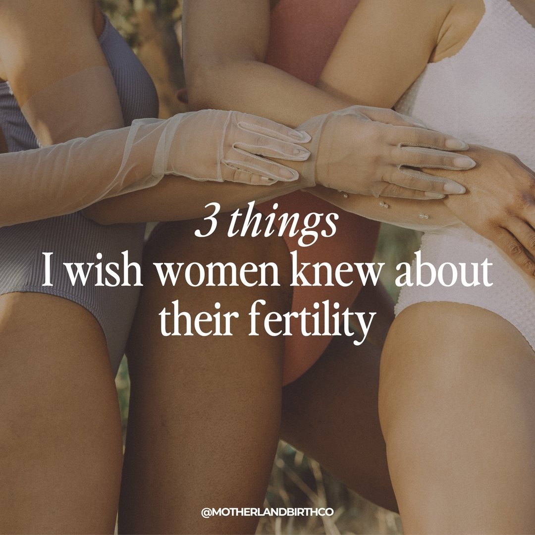 3 important things we as women should be taught about our own fertility...but aren't ⬇️

1. You should start prepping your body for pregnancy at least 3-4 months before trying to conceive to optimize fertility and help you have a healthy pregnancy. 
