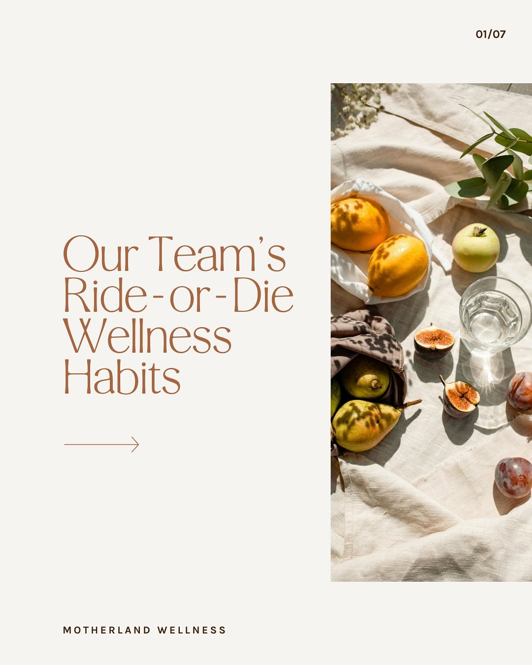 Ever wonder what your wellness routine would look like if it was actually rooted in what your body needs?

We asked our team to share their top 5 wellness nonnegotiables&mdash;the habits that help them stay grounded, energized, and connected to thems