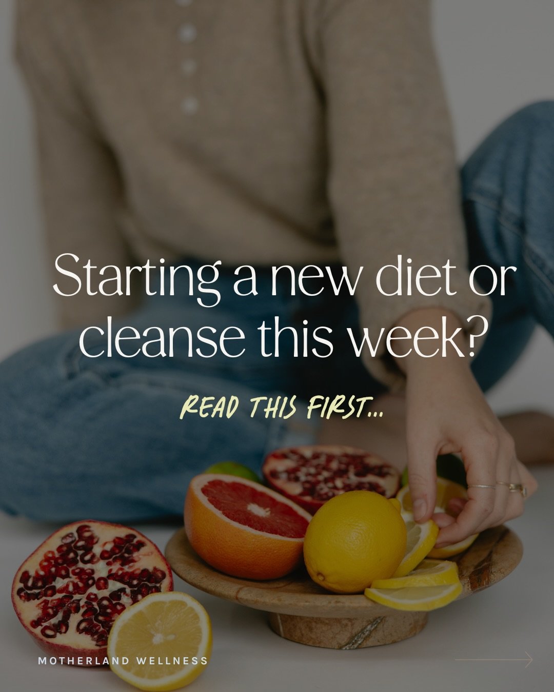 It&rsquo;s almost the new year, and the pressure to start over is loud. New diet. New cleanse. New rules. Come on, aren't we still picking ourselves back up after the holidays. Now, another big item to add to the list. I feel tired just thinking abou