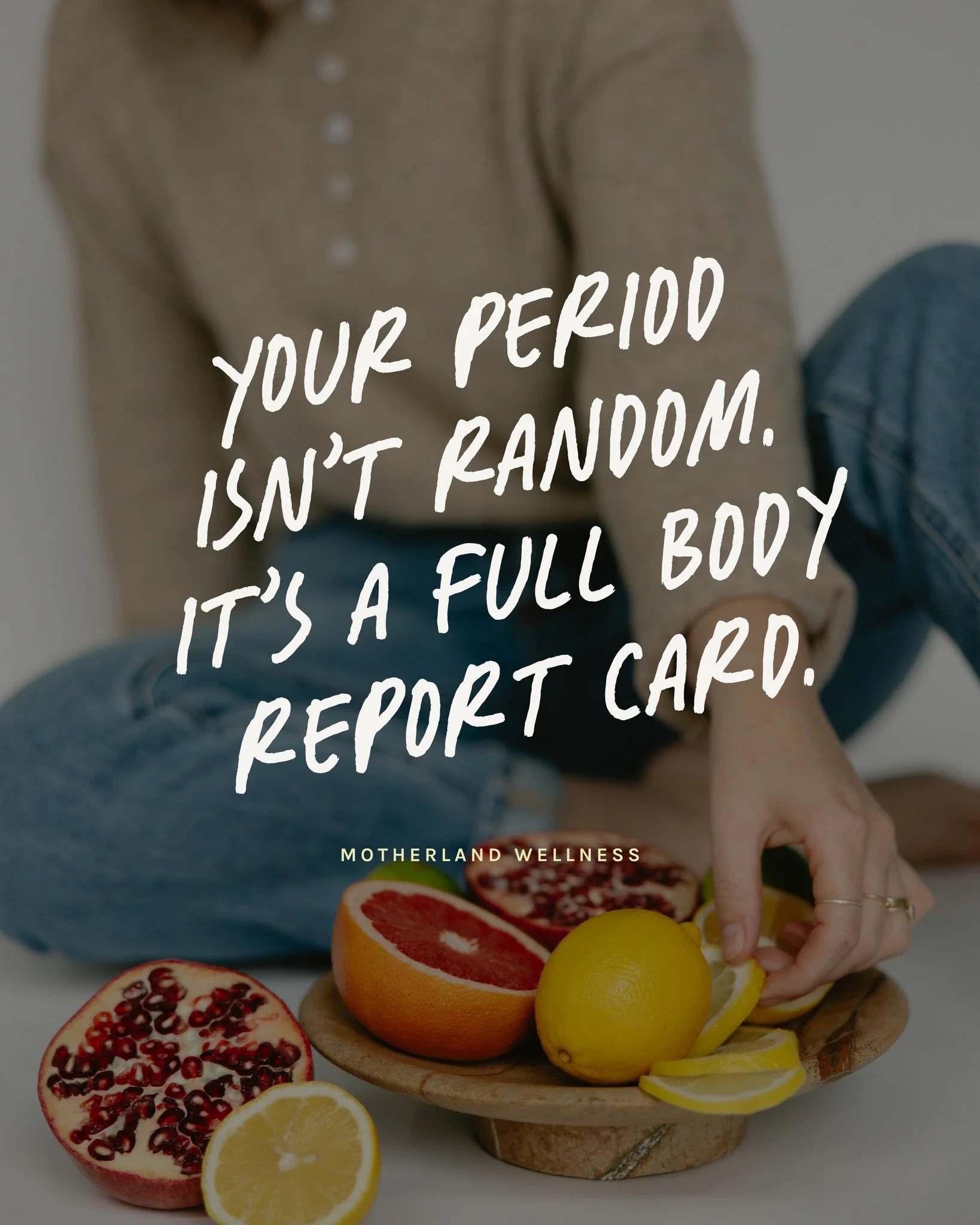 Raise your hand if you have discreetly put a tampon up your sleeve to carry to the bathroom with you? *raises hand* Most women were taught how to hide their period, not how to understand it.

Your period is one of the clearest monthly health signals 