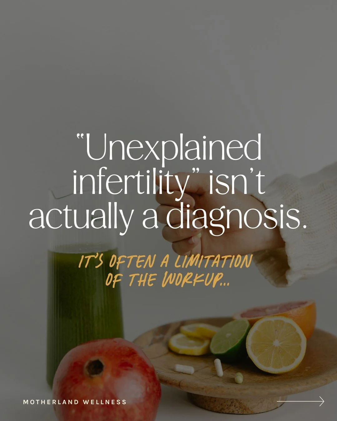&ldquo;Unexplained infertility&rdquo; isn&rsquo;t a root-cause diagnosis.
It&rsquo;s a reflection of how far the workup went (or didn't go, IMO).

When pregnancy isn&rsquo;t happening and everything &ldquo;looks normal,&rdquo; that doesn&rsquo;t mean