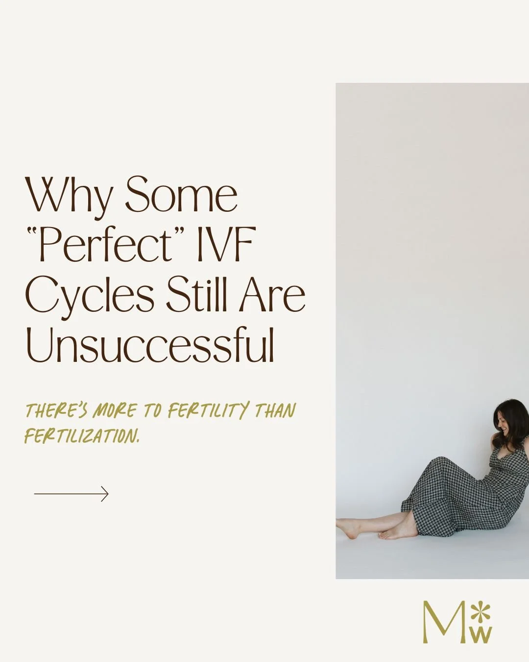 One of the hardest things we hear from women going through IVF is this:

&ldquo;Everything looked perfect&hellip; so why didn&rsquo;t it work?&rdquo;

The embryo looked healthy.
Fertilization was successful.
The lining looked good.

And implantation 