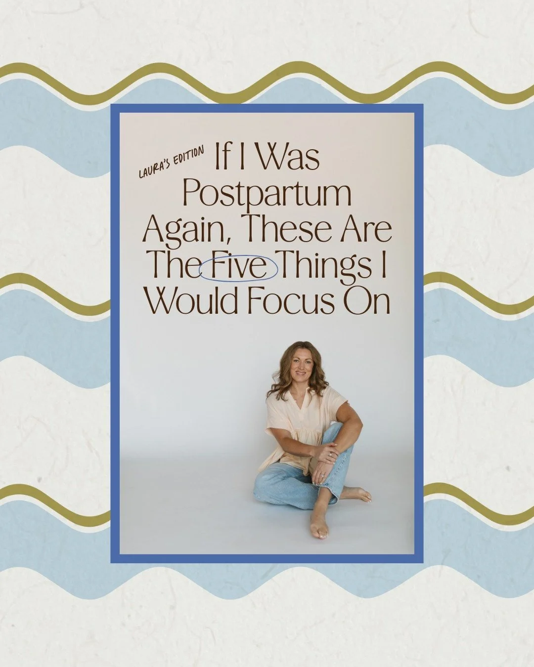 Laura is one of our incredible practitioners that specializes in fertility, prenatal and postpartum here at Motherland. She is also a mom of three soooo she's got some insights into the postpartum time. She's sharing her top five things she would foc