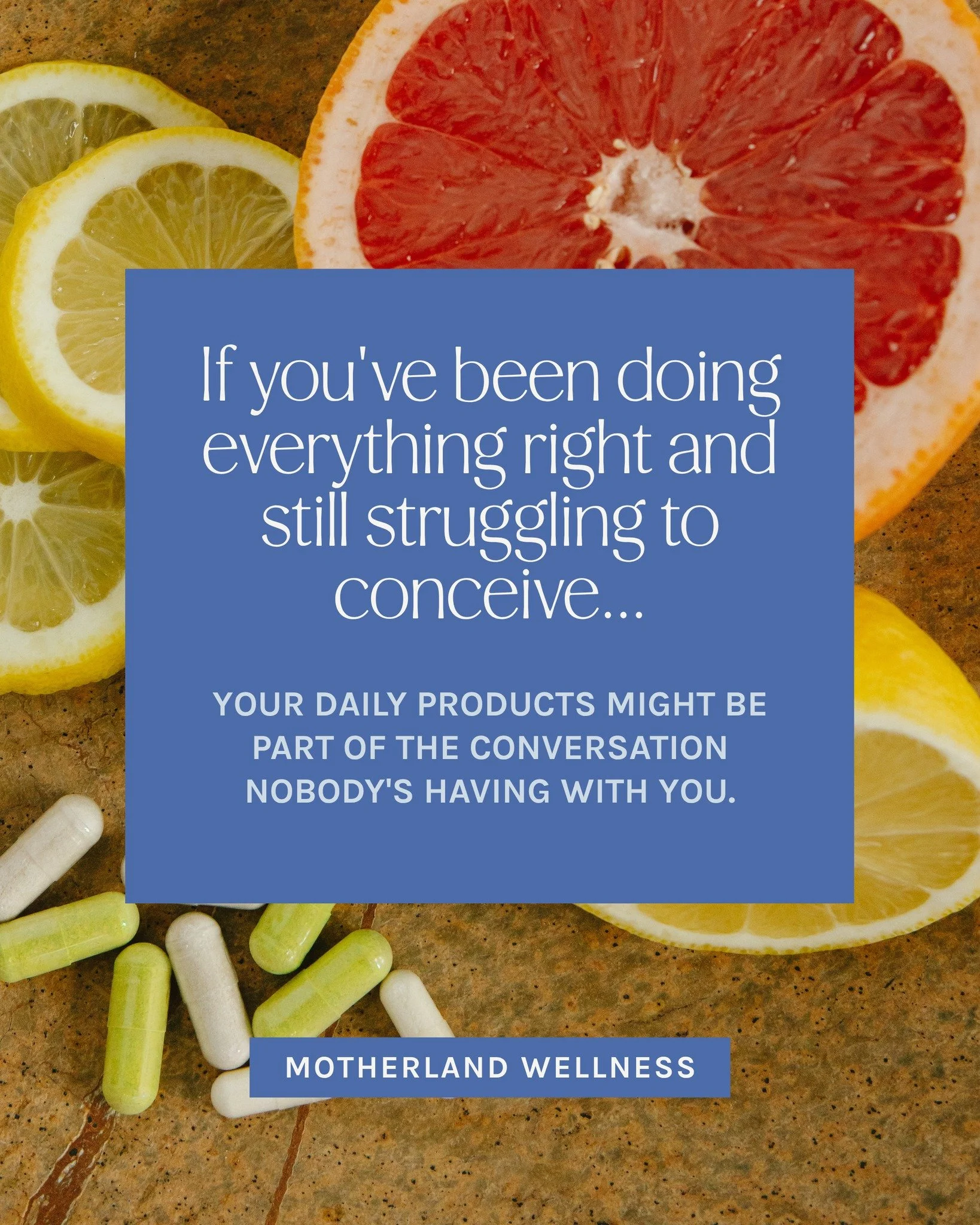 If you've been trying to conceive and can't get a straight answer on why it's not working, nobody has probably sat down and talked to you about your toxic load. And they should have.
Endocrine disruptors- found in things as mundane as your sunscreen,