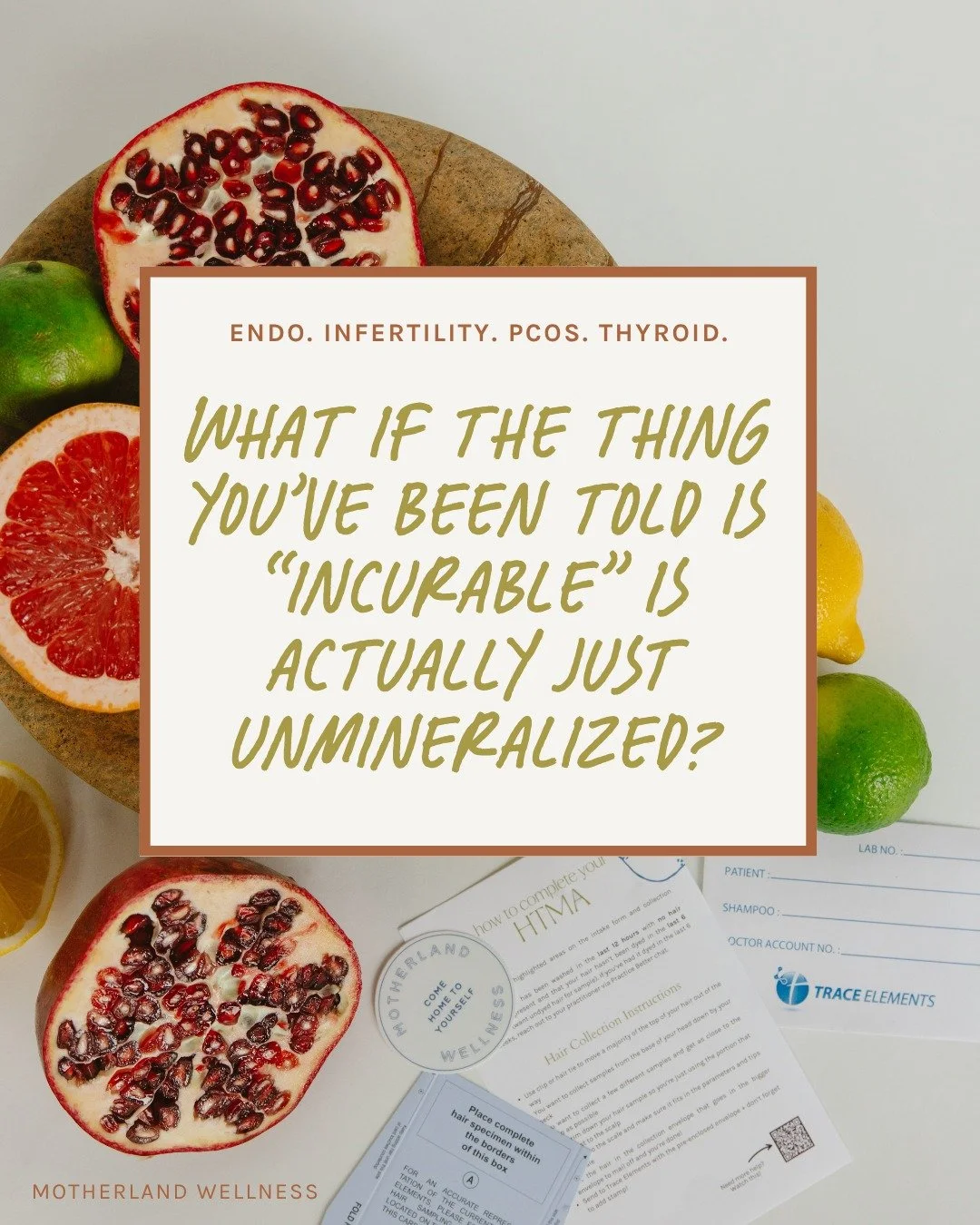 You've been living with symptoms and incurable diagnoses for years, and you've tried everything... but what if you haven't?

Chances are, your doctor has never ordered a test to assess your mineral levels. It's one of the most unexplored labs, and ye