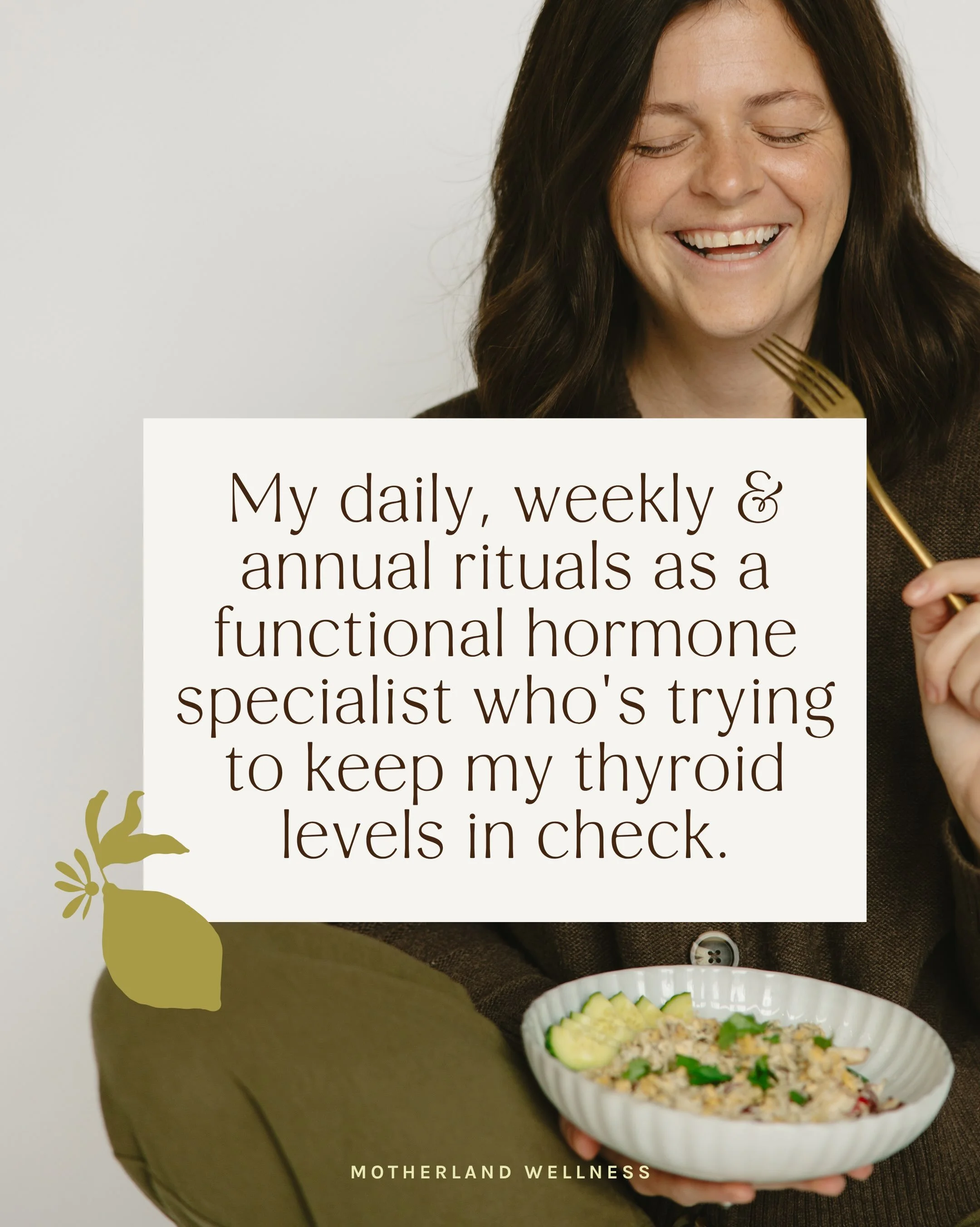 My thyroid has always been a pain in the ass.

And unfortunately, it&rsquo;s never been as simple as &ldquo;take this medication and everything resolves.&rdquo;
My thyroid has required consistent support and regular check-ins over the years because t