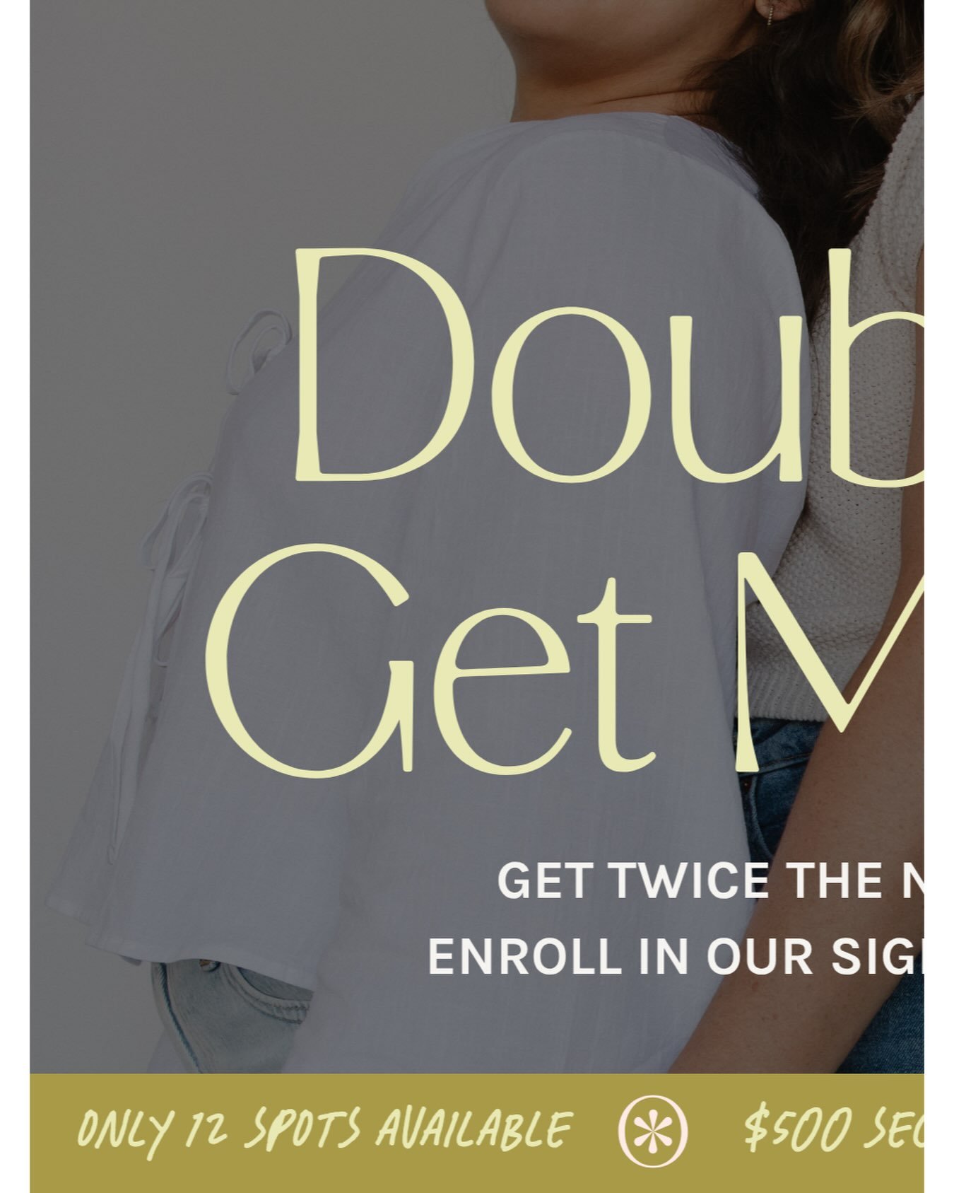 There has NEVER been a better time to enroll in Flourish Formula than THIS MONTH!

Because we&rsquo;re about to DOUBLE THE LABS.

Starting October 26th, we&rsquo;re opening 12 January spots in Flourish Formula, our six-month 1:1 program, and doubling