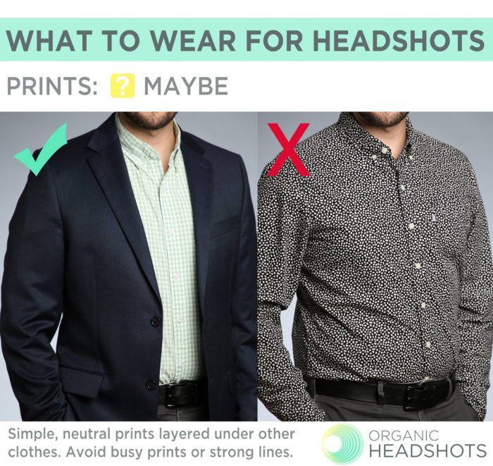 What to wear (and not to wear) for headshots