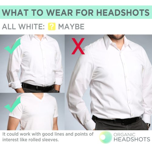 What to wear (and not to wear) for headshots