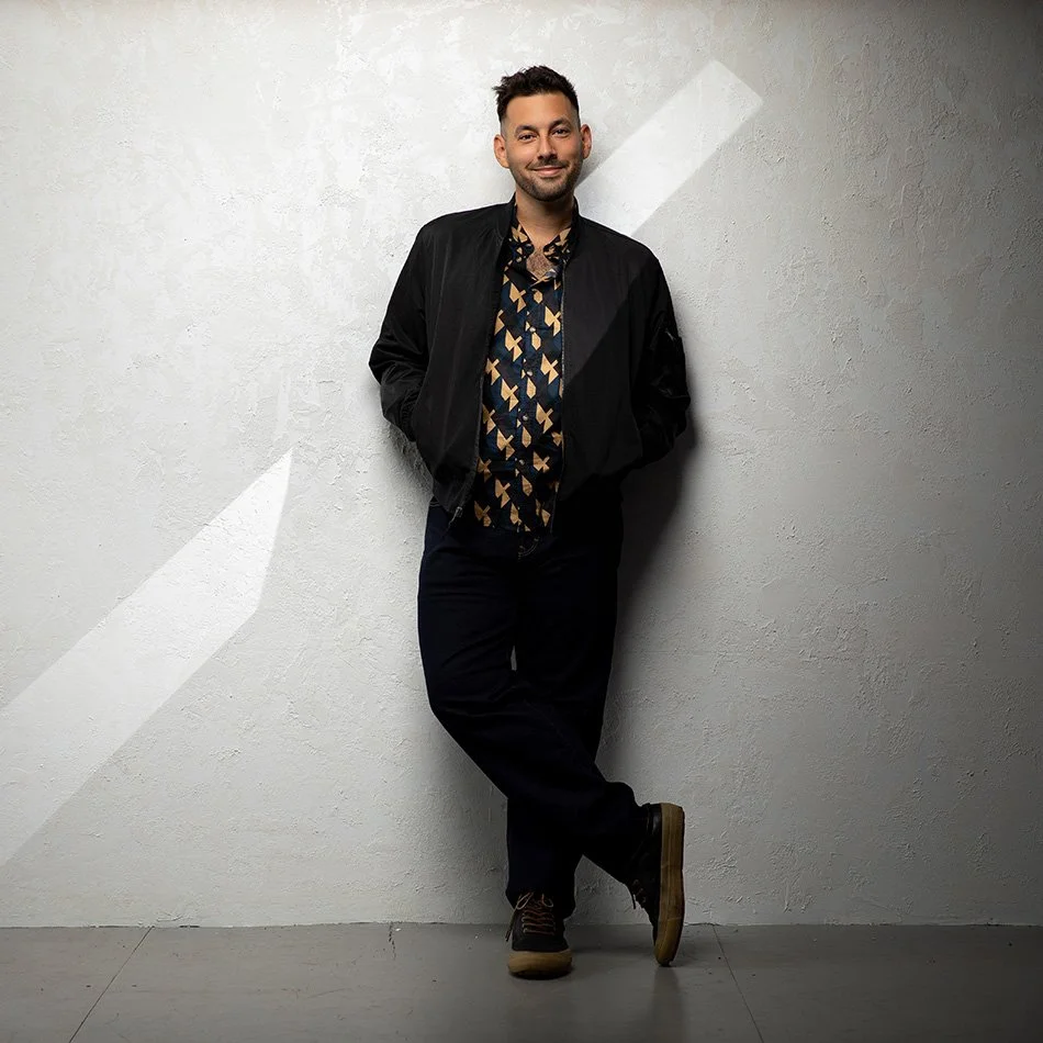 Portrait of Alexander Gouletas, a photograher