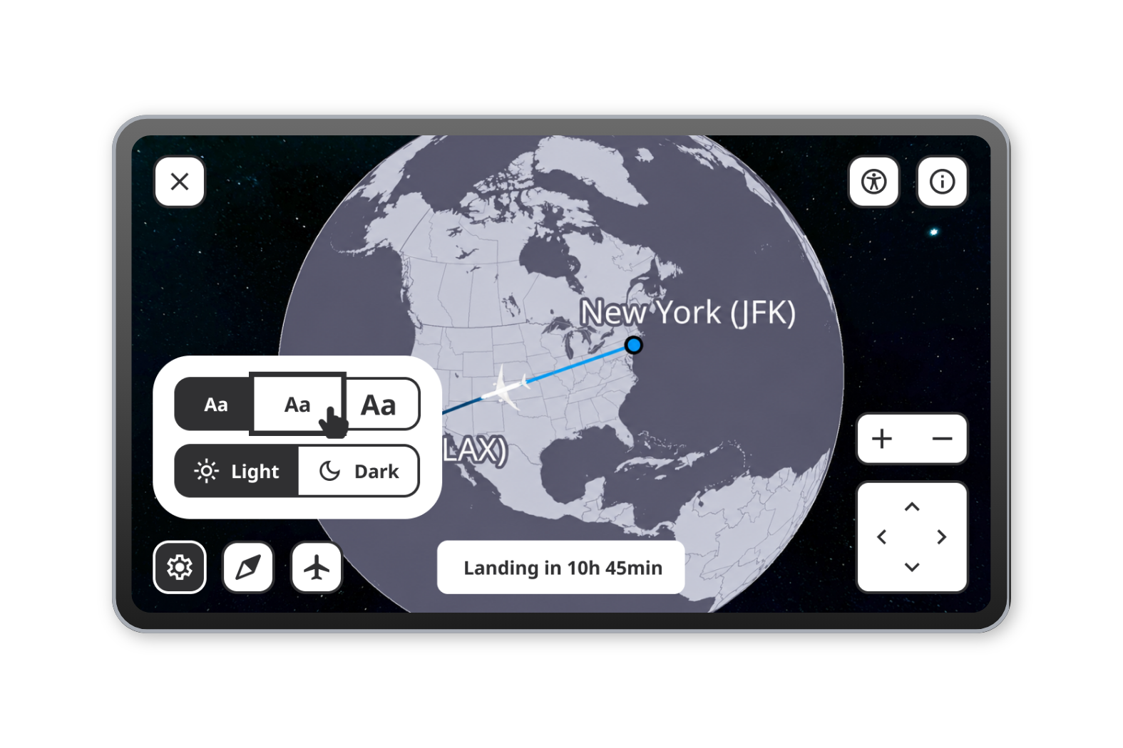 Accessibility Map Light Mode