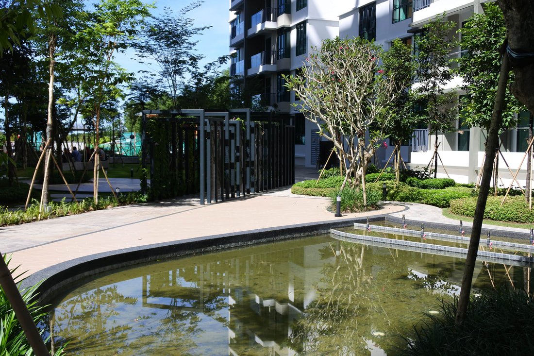 landscape project KingFisher garden pool