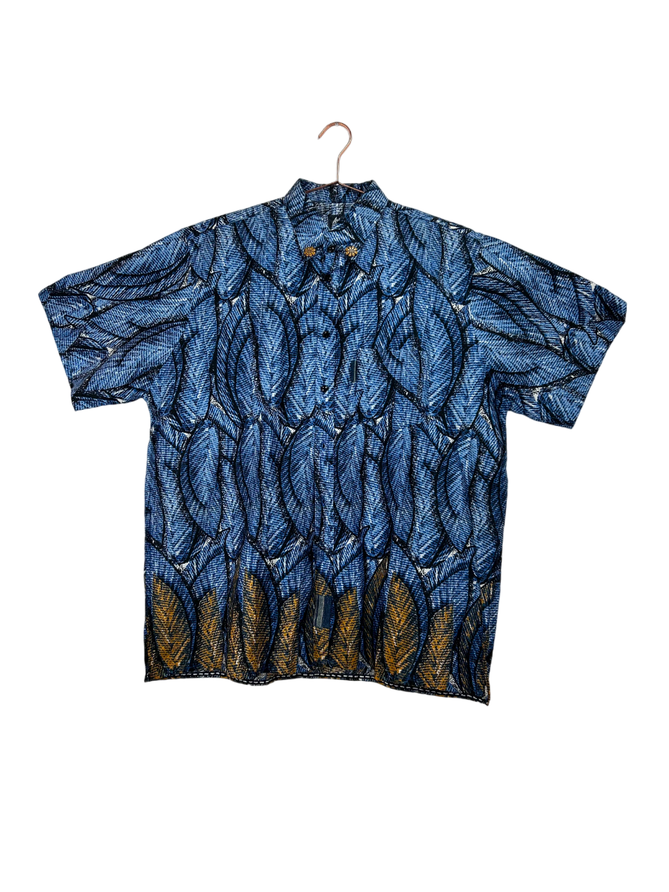 SAFOHEN Shirt - Leaf, Blue