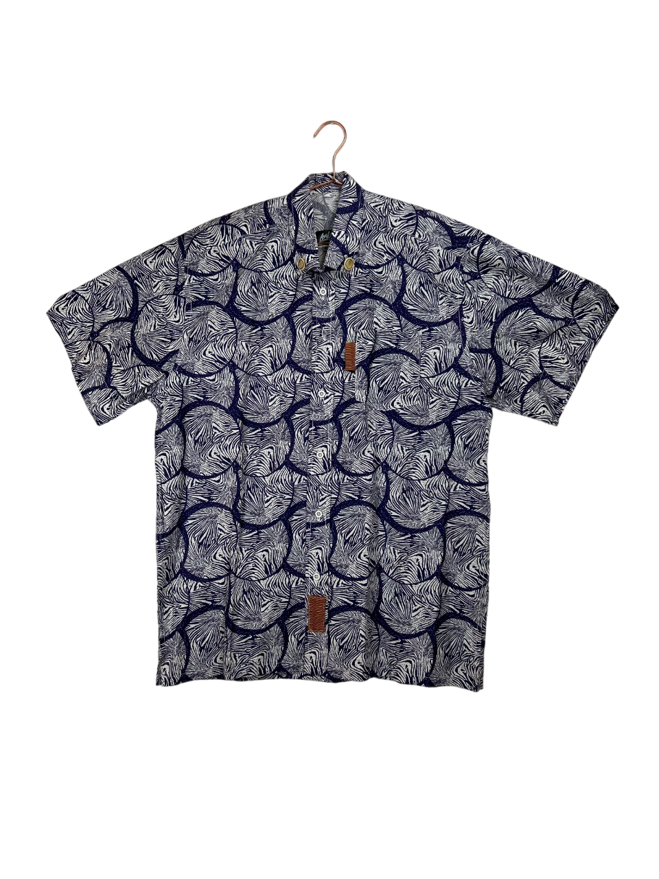 SAFOHEN Shirt- Zebra, Blue