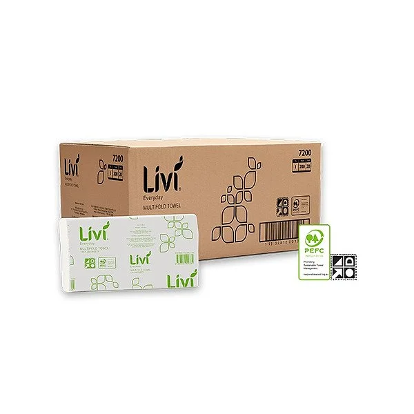 Livi Everyday Slimline Hand Towel Carton of 20