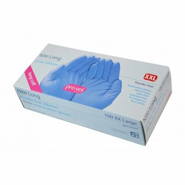 Pro-Val Glove Disposable Nite Long PF