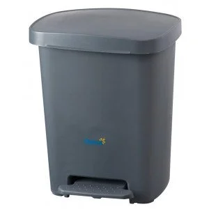 Oates Pedal Bin Grey 30L