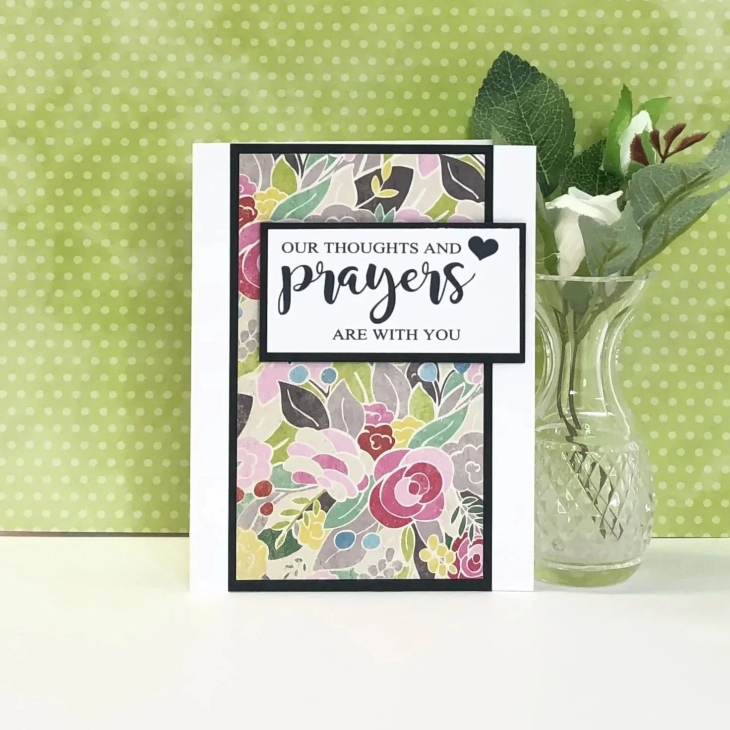 Thoughts and Prayers Sympathy Card