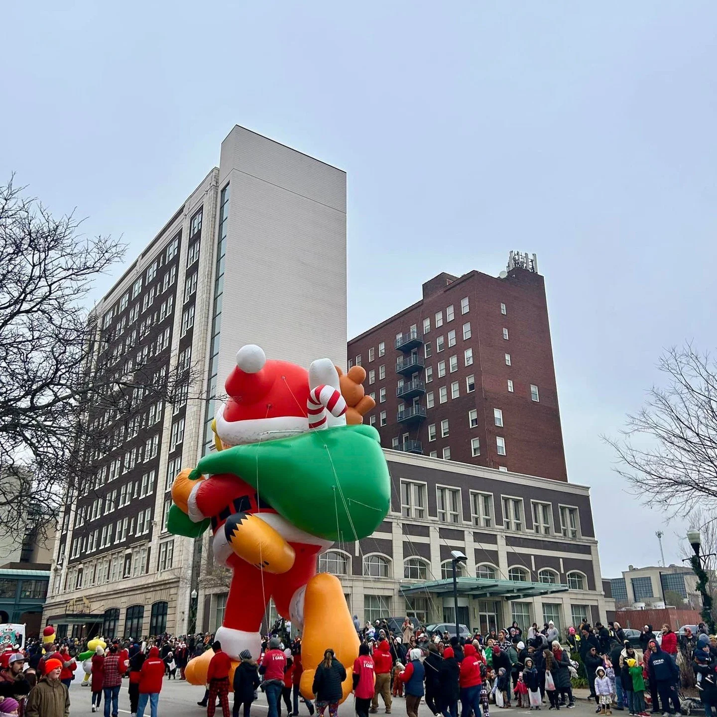 The holiday season has officially kicked off right outside our front door with the Festival of Trees, Quad City Arts Parade!🎄🎅 Come celebrate the magic of the season with us!