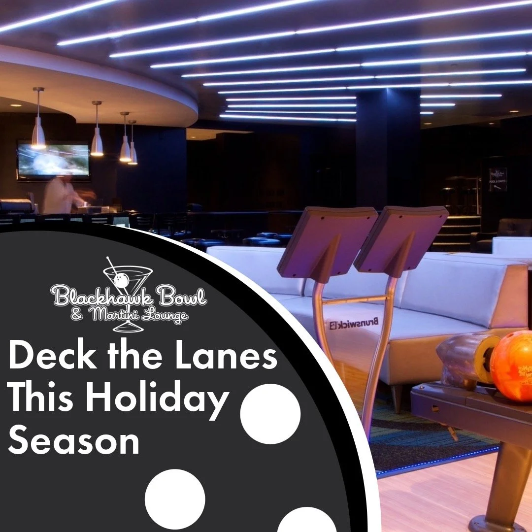 The holiday season is booking up fast, and you don&rsquo;t want to miss your chance to celebrate at Blackhawk Bowl and Martini Lounge!🎳🍸 ⁣
⁣
Whether it&rsquo;s a corporate event, a family gathering, or a get-together with friends, our venue is the 