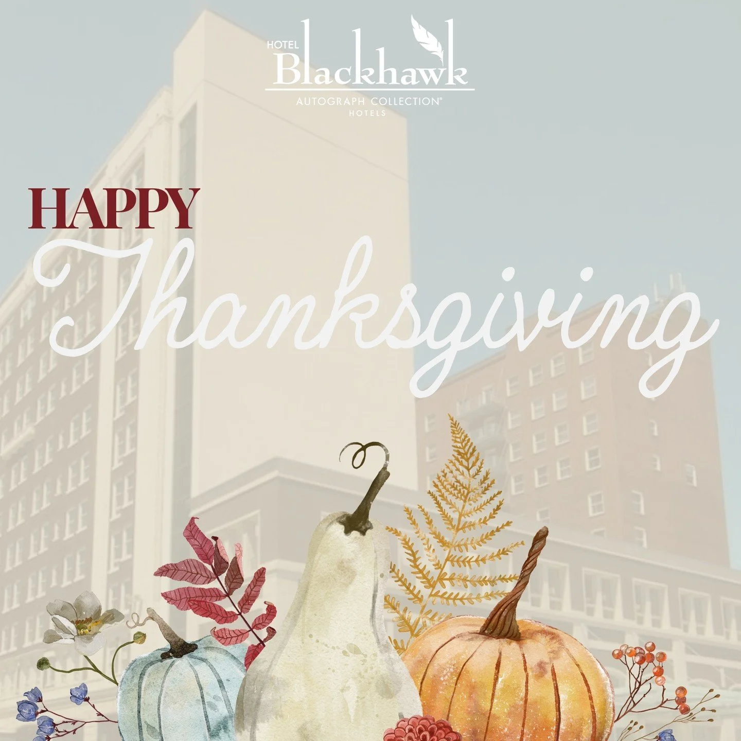 Happy Thanksgiving!🦃🍂 Today and every day, we&rsquo;re thankful for our guests, our team, and the cherished moments shared here.