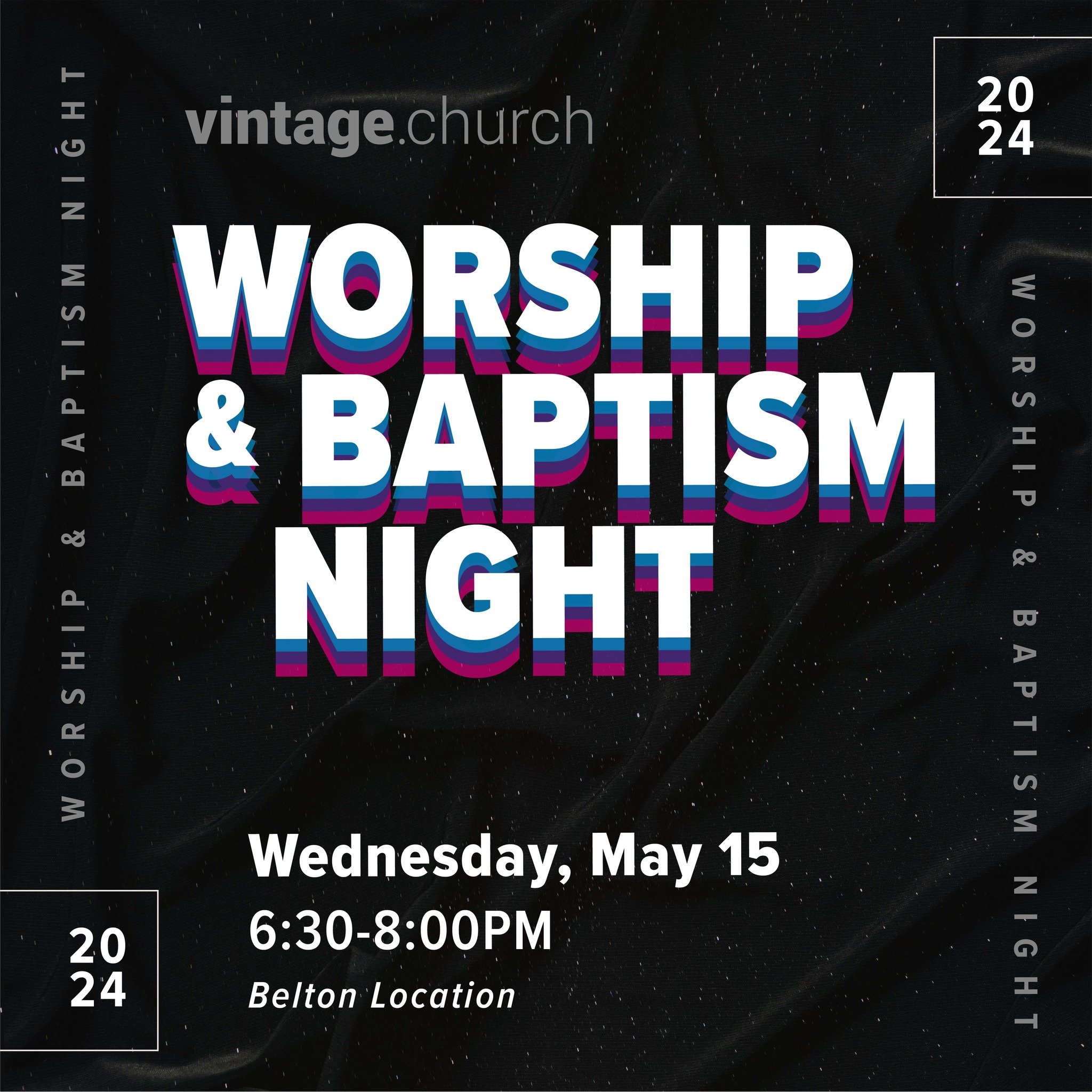 We are less than a week away from our next Worship Night + Water Baptisms! These are always powerful nights as we gather for a time of extended worship and to celebrate those that have chosen to go public with their faith in Jesus through water bapti