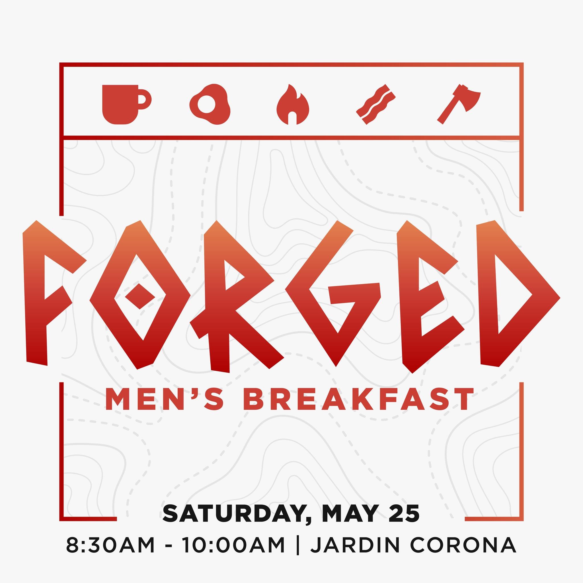 Our men get together once a month for an awesome time of encouragement, great food, and a challenging message to help us grow into the men God has called us to be. Cost is just $5. Don't miss this incredible event! Register today at vintage.church/ev