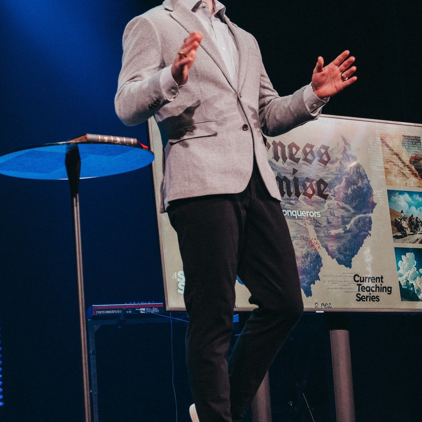 God breaks us down to rebuild us in surrender.