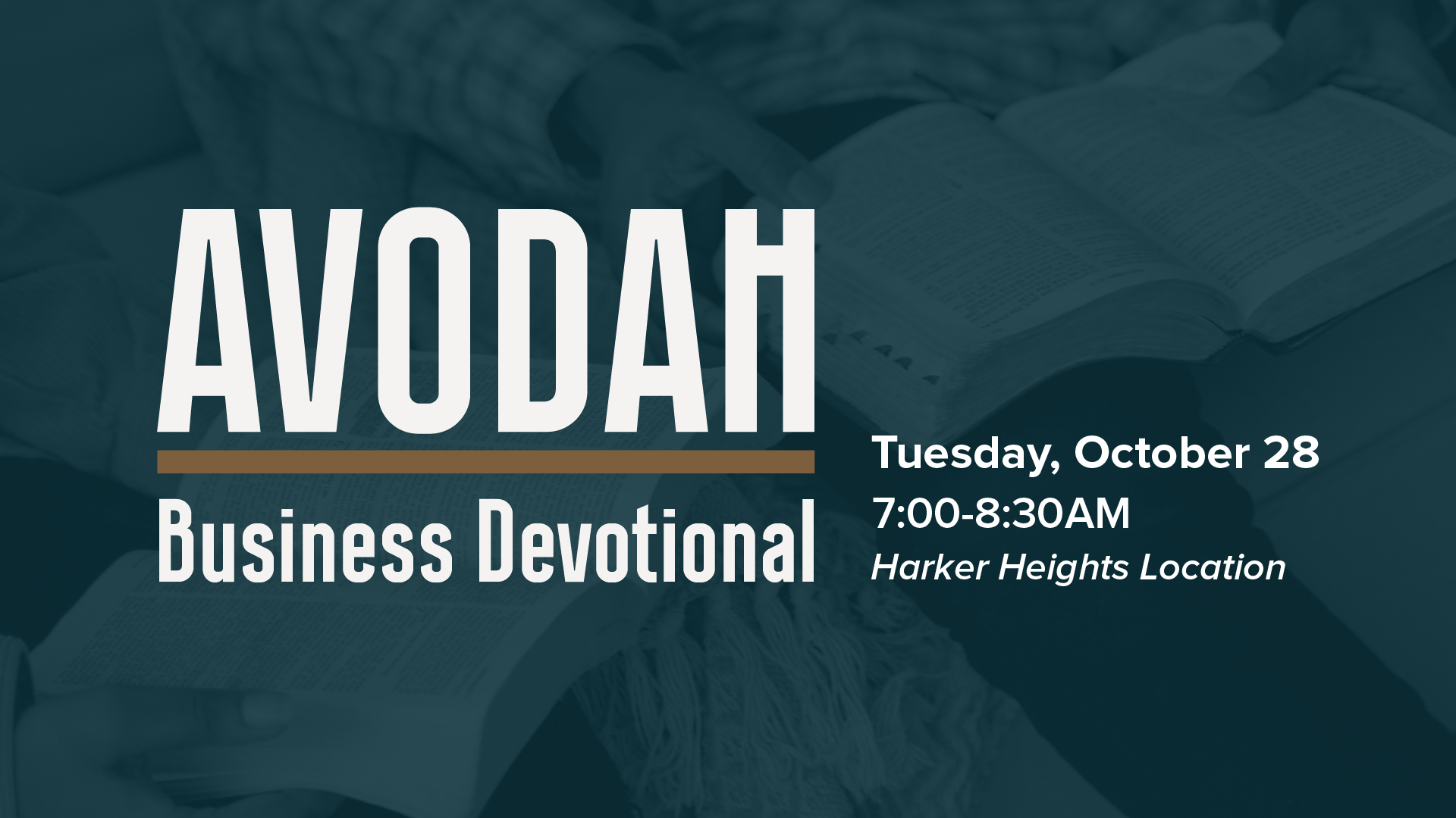 Avodah | Business Devotional