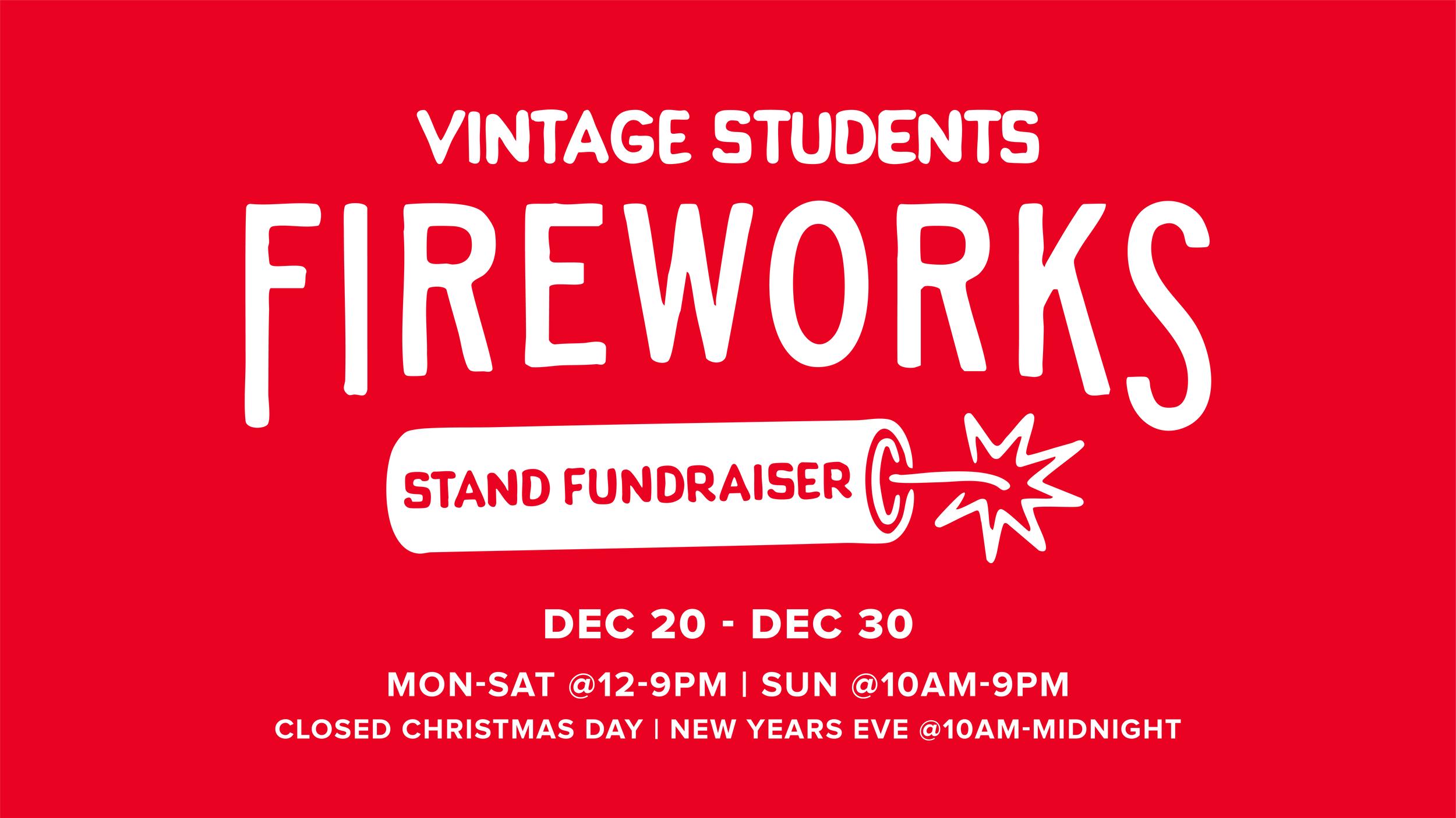 Vintage Students Fireworks Stand | Vintage Church Liberty Hill