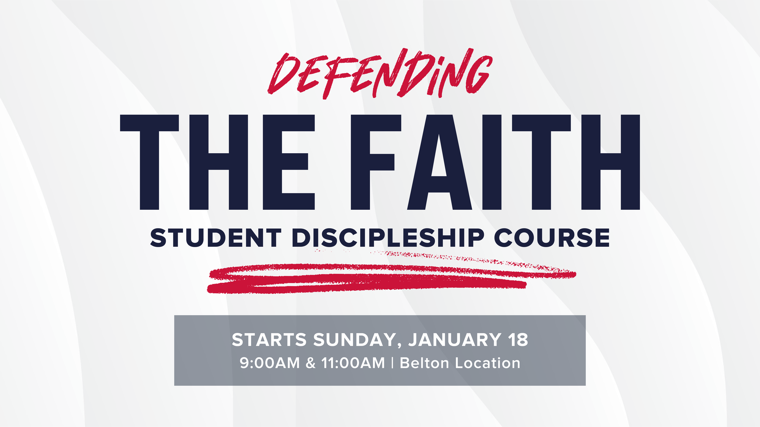 Vintage Student Defending the Faith | Discipleship Course