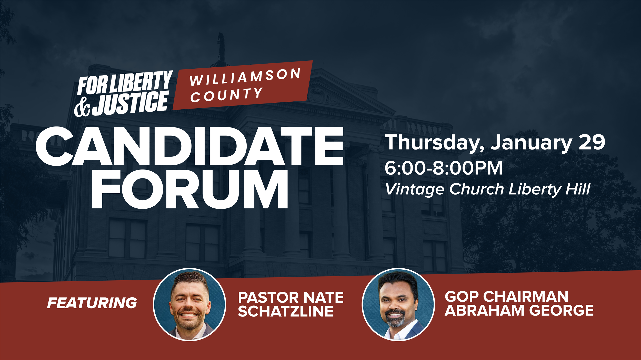 Candidate Forum | For Liberty &amp; Justice