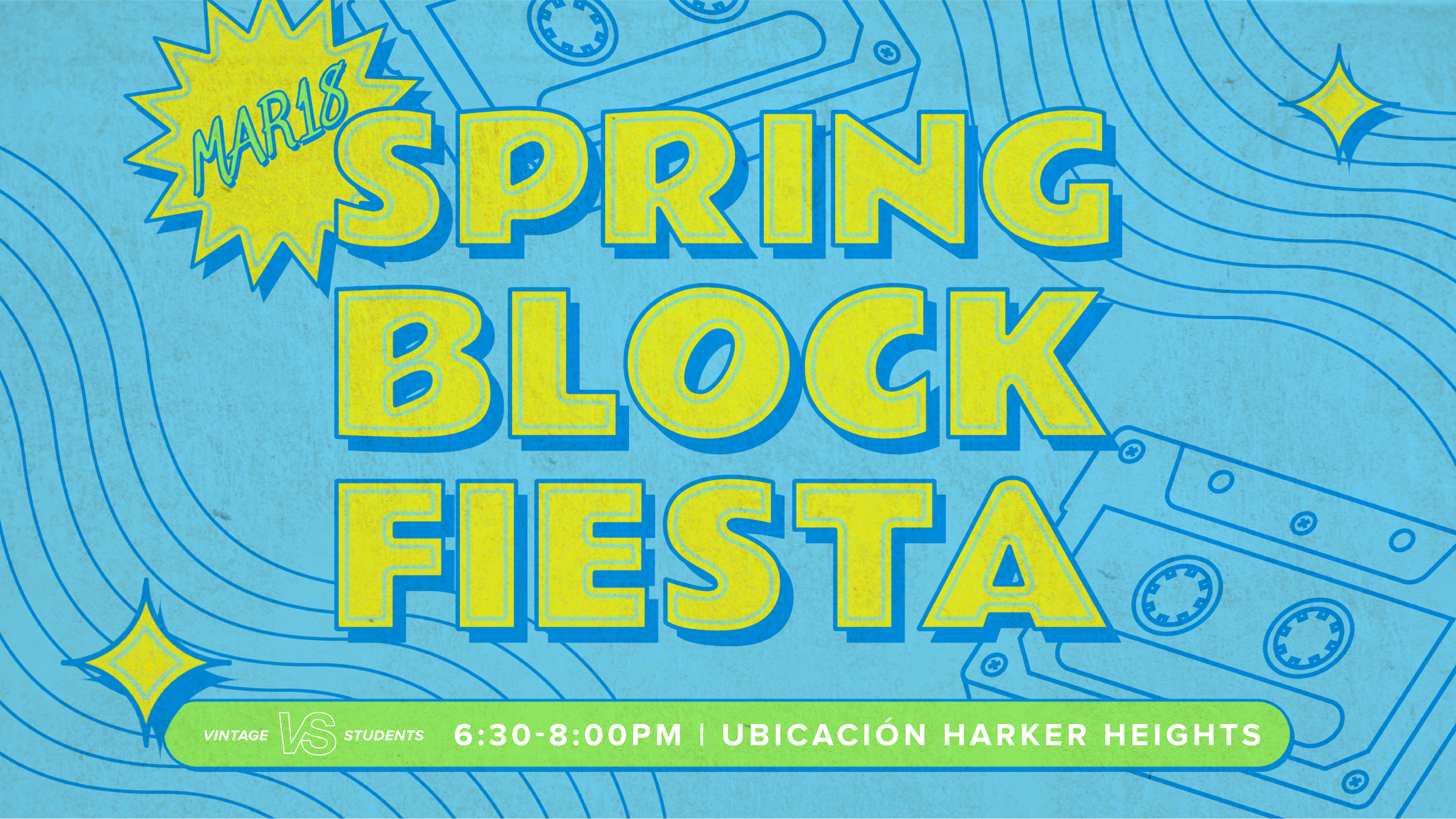 Spring Block Fiesta | Vintage estudiantes