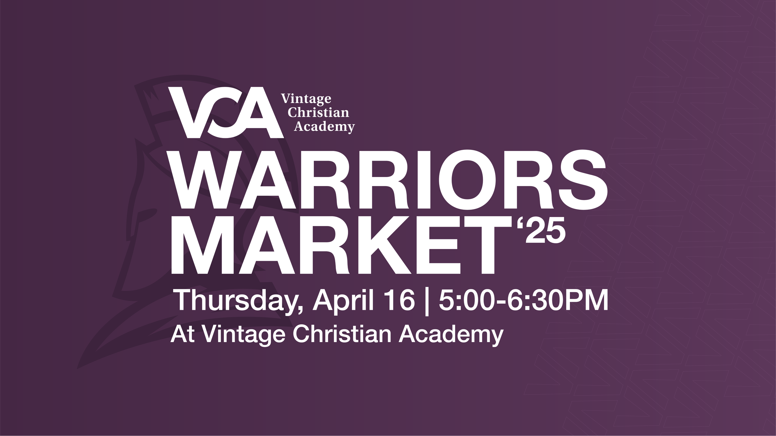 Vintage Christian Academy Warriors Market