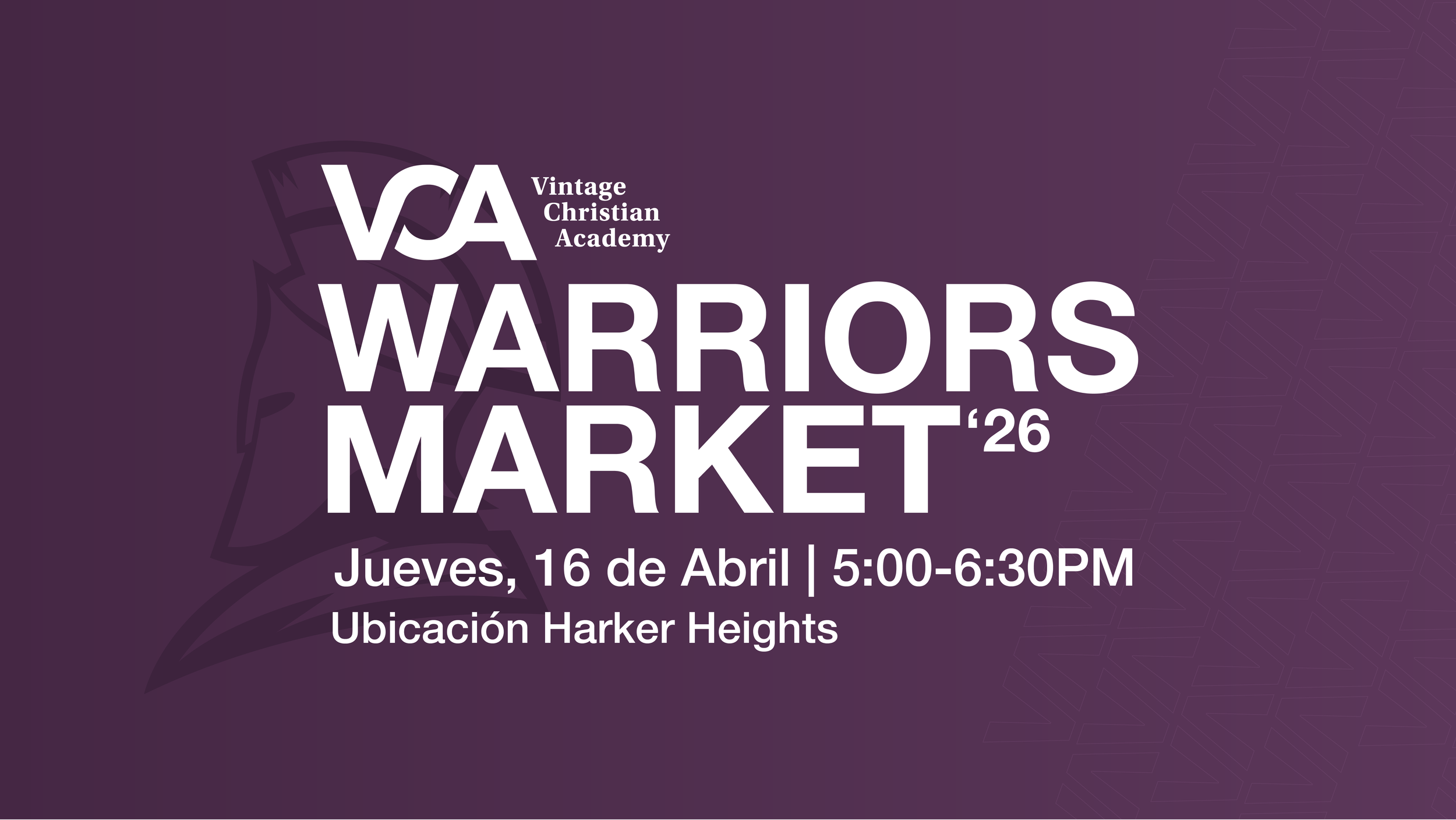 Vintage Christian Academy Warriors Market