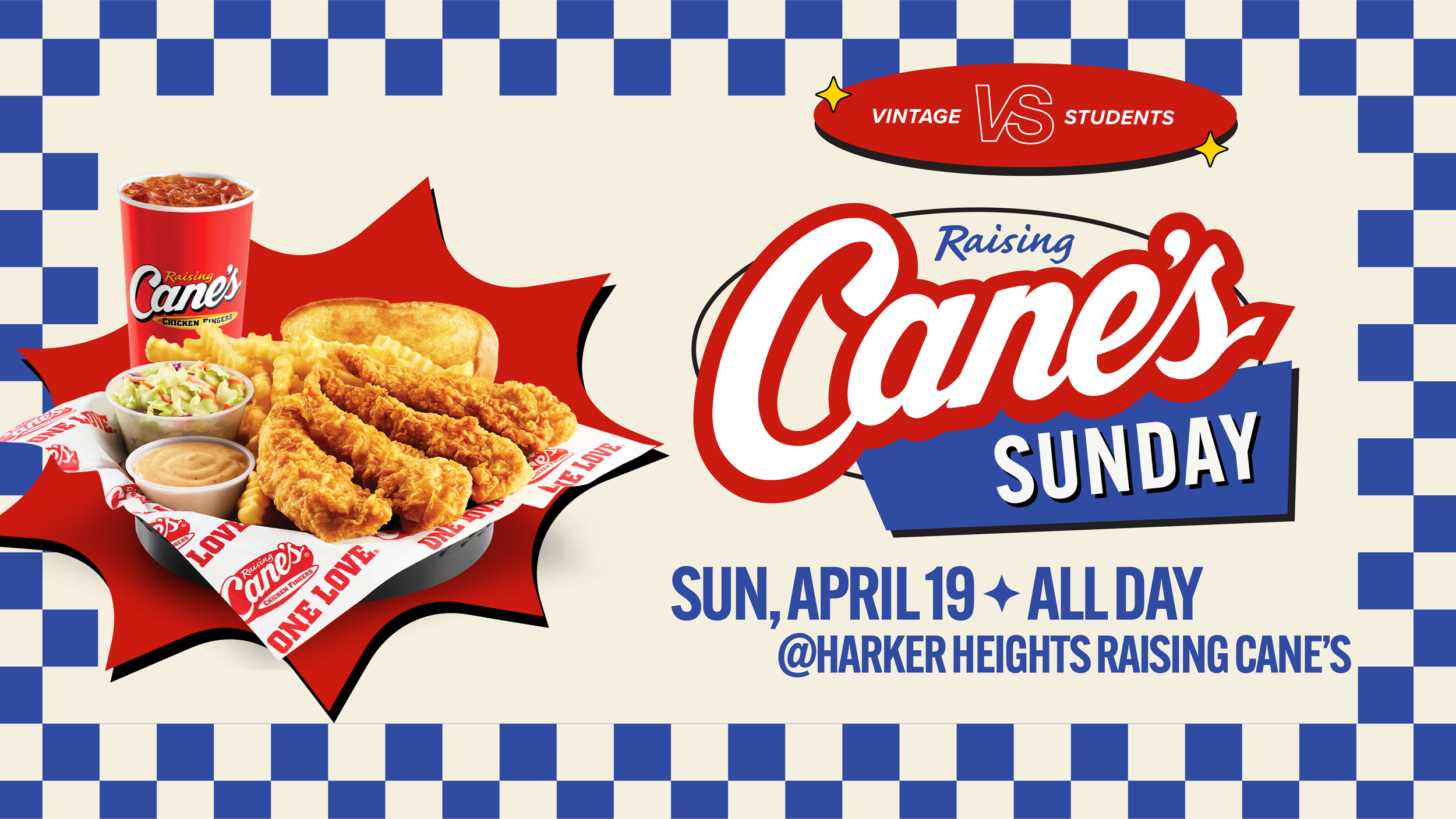 Raising Cane’s Sunday | Vintage Students