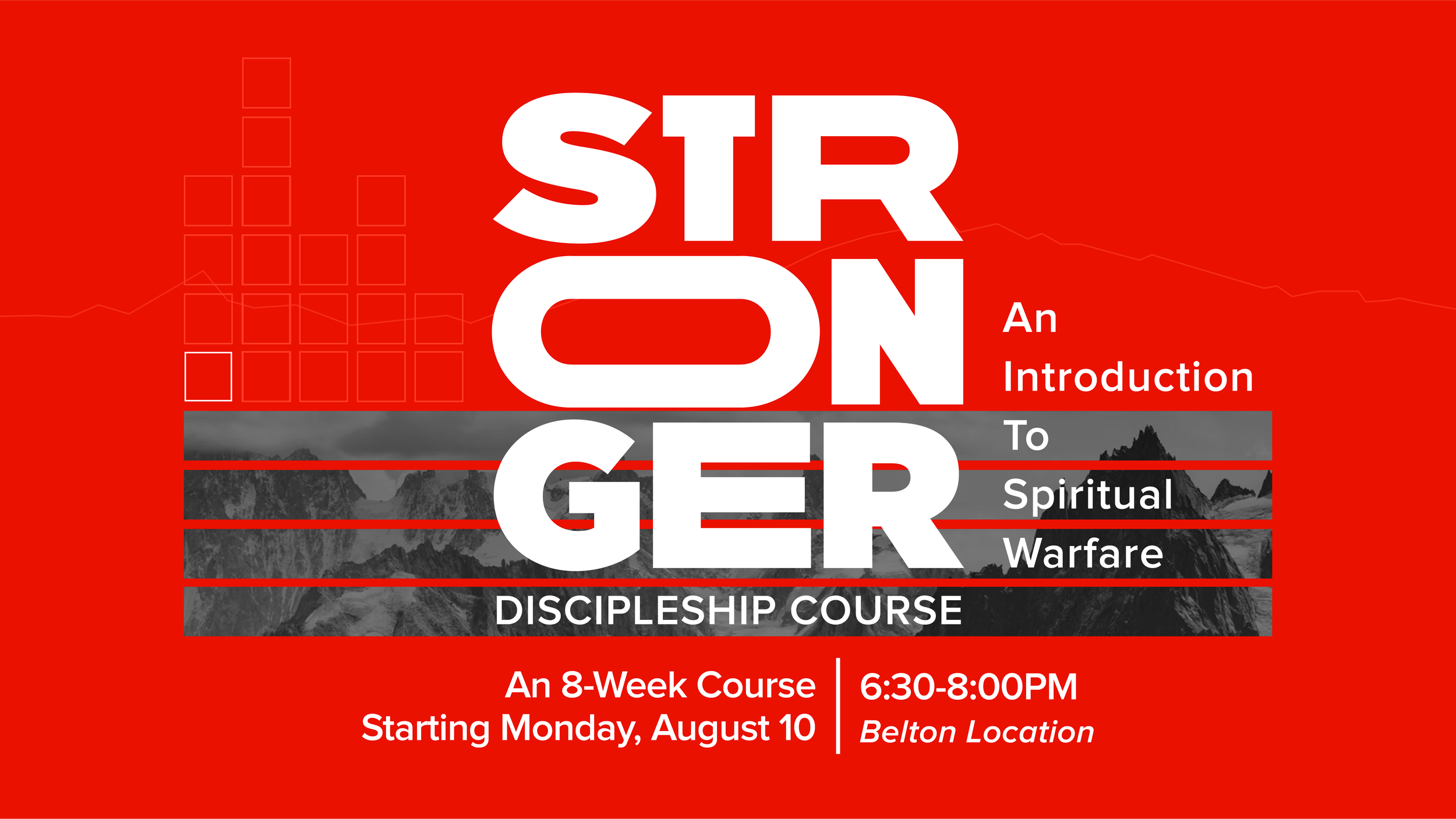 Stronger Discipleship Course | Belton Location