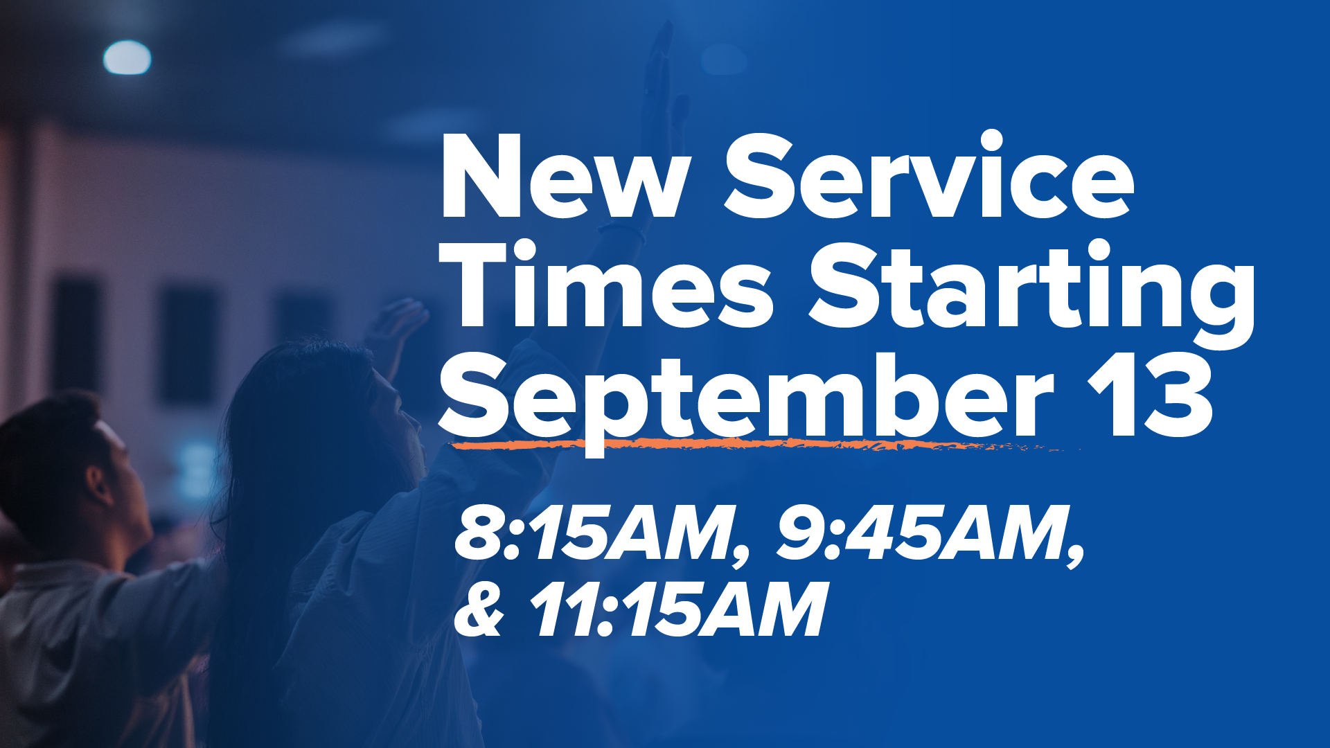 New Service Times | Vintage Church Belton
