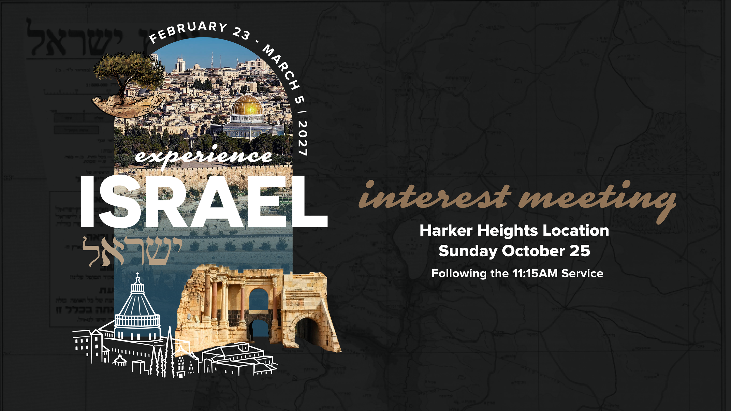 Experience Israel 2027 | Harker Heights | Interest Meeting