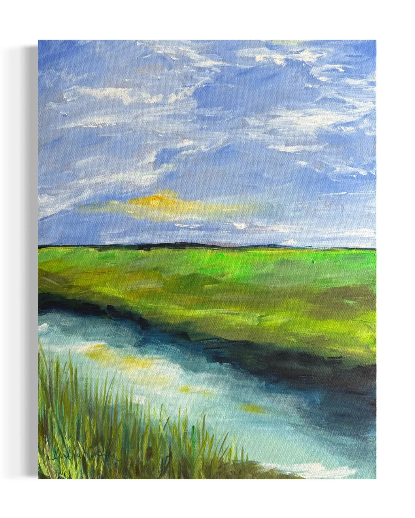 Sometimes less is more, simple is better 🖼️ trying out some new painting techniques with subjects from random pictures I have saved in my phone that I&rsquo;ve taken over the years! 

🩵SOLD🩵

&ldquo;The Other Side of Sullivans&rdquo;
16&rdquo;x20&